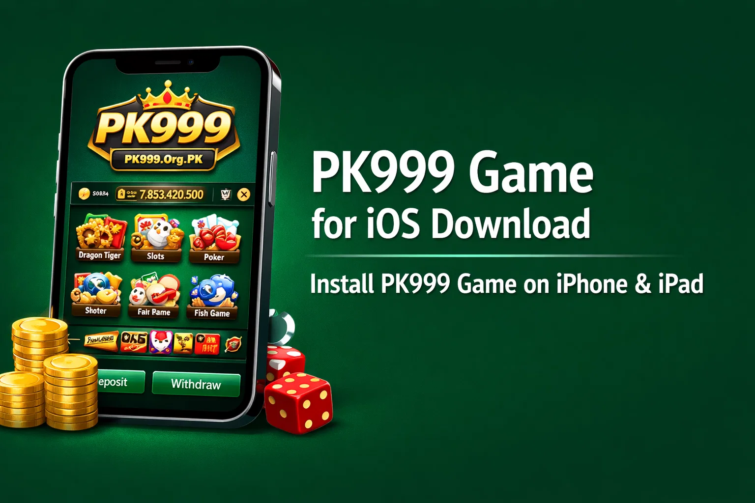 PK999 Game for iOS